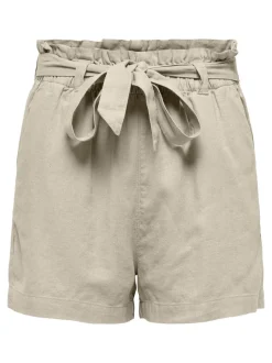 Say Linen Shorts, Oatmeal, 36