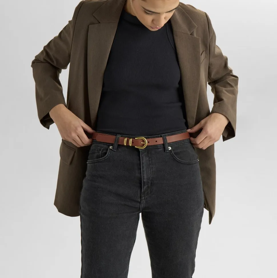 Scarlet Bælte, Cognac, 105 cm