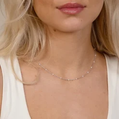 Scarlett Halskæde, Silver, 45 cm