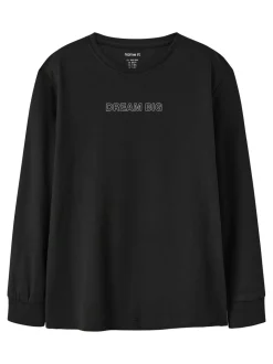 Sean Bluse, Black, 146-152 cm