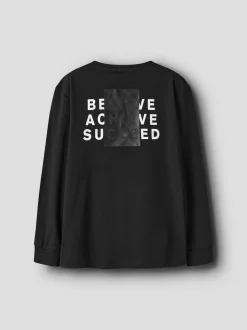 Sean Bluse, Black, 146-152 cm