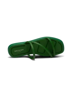 Selena Strap Sandal, Green, 41