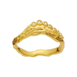 Selene Ring, Gold Plated, 47