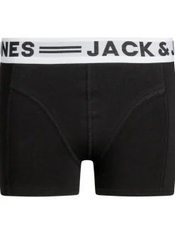 Sense 3-pak Trunks, Light Grey Melange, 128 cm