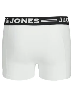 Sense 3-pak Trunks, Light Grey Melange, 128 cm