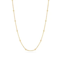 Sfere Halskæde, Gold Plated, 38+5 cm