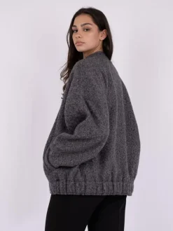 Sharon Bomber Jakke, Antracit, 36