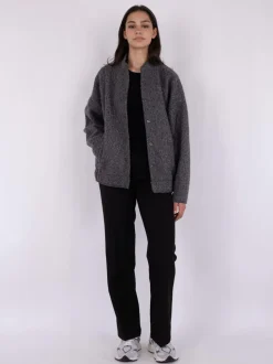 Sharon Bomber Jakke, Antracit, 36