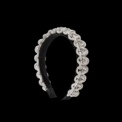 Shimmer Chain Hårbøjle, Silver