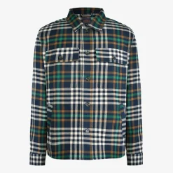 Sieven Check Overshirt, Green Tree Top, S