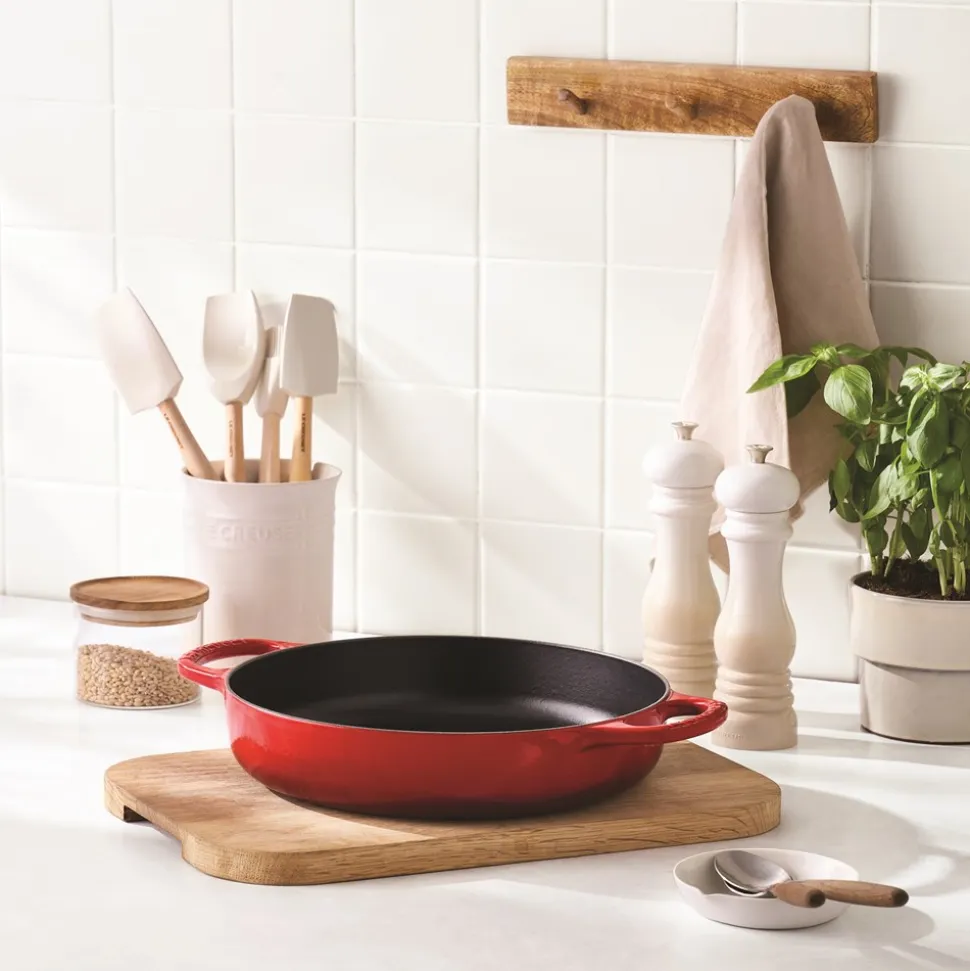 Signature Everyday Støbejerns Stegepande, Cerise, Ø28 cm