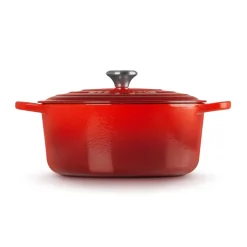 Signature Rund Støbejernsgryde, Cerise, 6,7 L