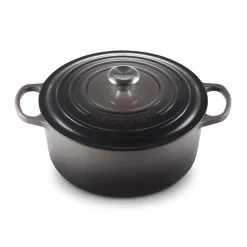 Signature Rund Støbejernsgryde, Flint, 6,7 L