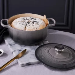 Signature Rund Støbejernsgryde, Flint, 6,7 L