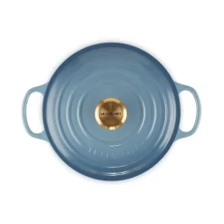 Signature Rund Støbejernsgryde, Chambray, 4,2 L