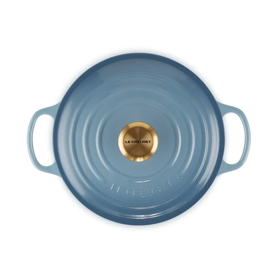 Signature Rund Støbejernsgryde, Chambray, 4,2 L