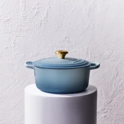 Signature Rund Støbejernsgryde, Chambray, 4,2 L