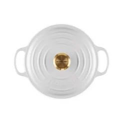 Signature Rund Støbejernsgryde, White, 4,2 L