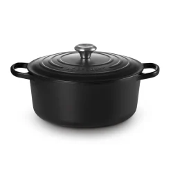 Signature Rund Støbejernsgryde, Matte Black, 6,7 L