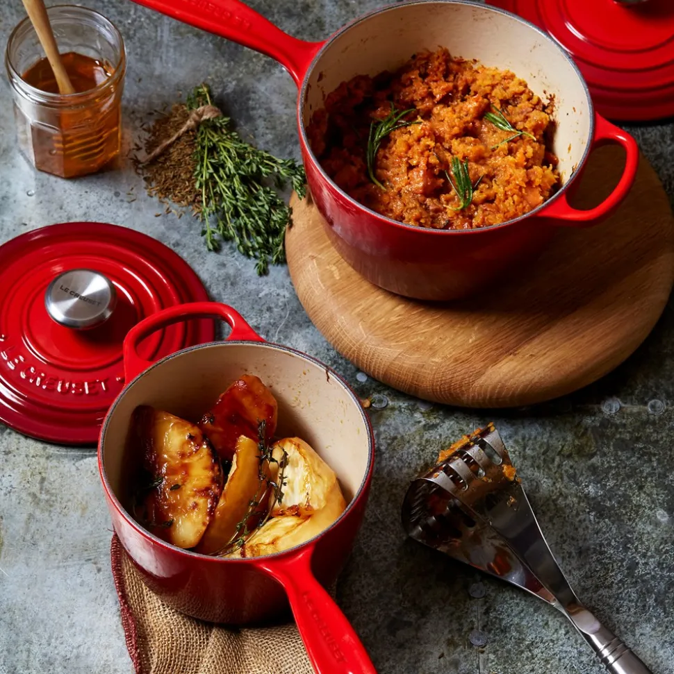 Signature Støbejerns Kasserolle, Cerise, 1,5 L