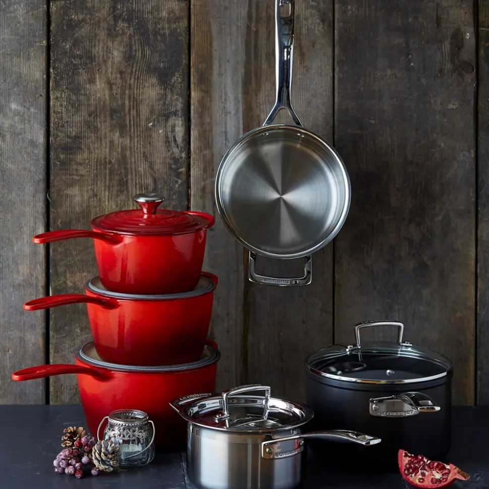 Signature Støbejerns Kasserolle, Cerise, 1,5 L