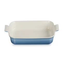 Signature Stentøj Heritage Rektangulært Ovnfast Fad, Chambray, 25x38 cm