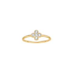 Signe Ring, Gold Plated, 58