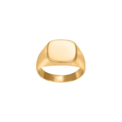 Signet Ring, Gold Plated, 60