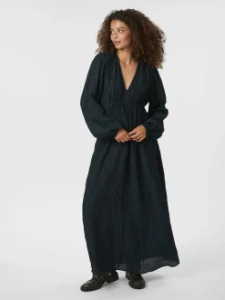 Silfi Crepe Kjole, Navy, 38