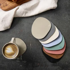 Silikone 6-pak Glasbrik, Mocca, 10x12,2 cm