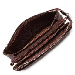 Silja Clutch, Walnut