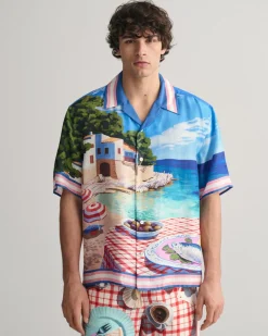 Silke Skjorte, Rich Blue, XL