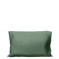 Silky Bamboo Pudebetræk, Olive Green, 60x63 cm