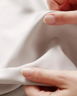 Silky Bamboo Pudebetræk, Soft Gray, 60x63 cm