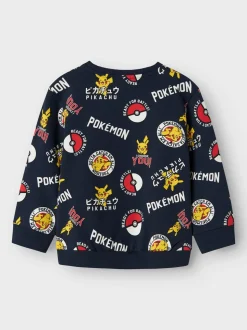 Silo Pokemon Sweatshirt, Navy Blazer, 104 cm