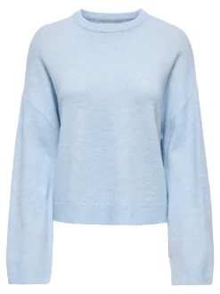 Simoni Striktrøje, Cashmere Blue, M