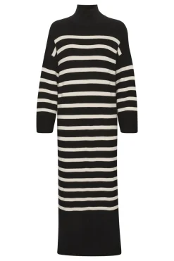 SlenaIW Strikkjole, Black, XS