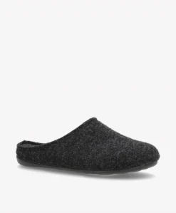 Slippers, Dark Grey, 34