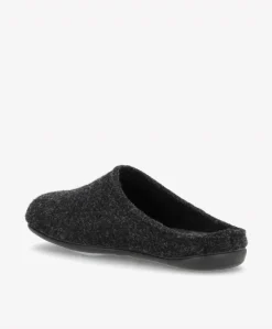 Slippers, Dark Grey, 34