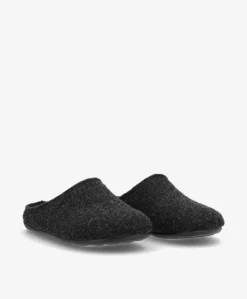 Slippers, Dark Grey, 34