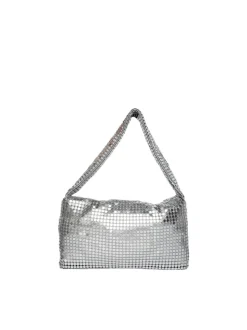 Smilla Metal Skuldertaske, Silver