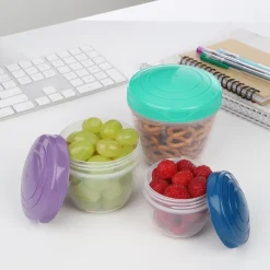 Snack 'N' Nest To Go 3-pak Plastikbøtte, Multi