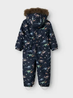 Snow10 Flyverdragt, Dark Sapphire Dino Earth, 128 cm