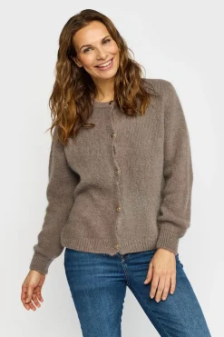 Sofia Cardigan, Driftwood, S/M