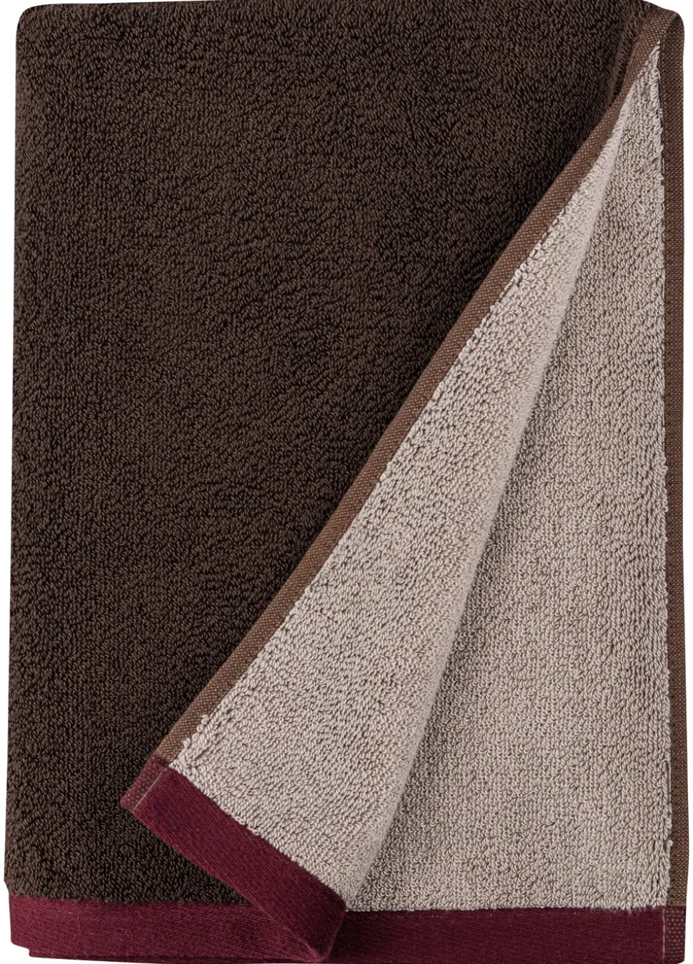 Soft Håndklæde, Brown/Sand, 50x90 cm