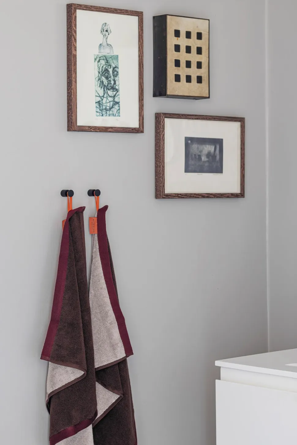 Soft Håndklæde, Brown/Sand, 50x90 cm