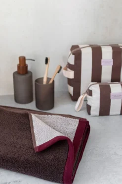 Soft 2-pak Håndklæde, Brown/Sand, 40x55 cm