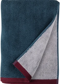 Soft 2-pak Håndklæde, Midnight Blue/Light Grey, 40x55 cm