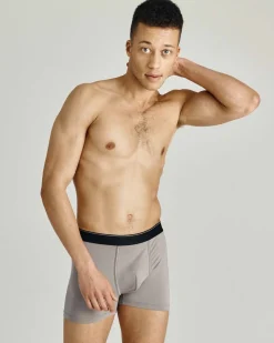 Soft Premium Boxershorts, Grey, L