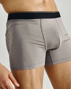 Soft Premium Boxershorts, Grey, L